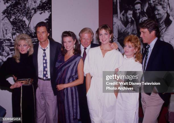 Los Angeles, CA Morgan Fairchild, Richard Beymer, Mimi Rogers, Lloyd Bridges, Terry Farrell, Anne Schedeen, John Bennett Perry attending wrap party...