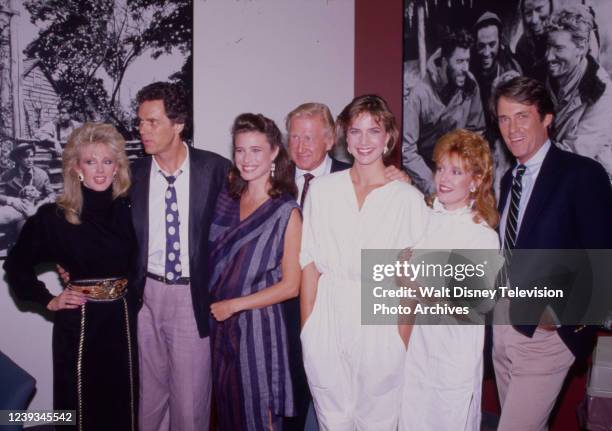 Los Angeles, CA Morgan Fairchild, Richard Beymer, Mimi Rogers, Lloyd Bridges, Terry Farrell, Anne Schedeen, John Bennett Perry attending wrap party...