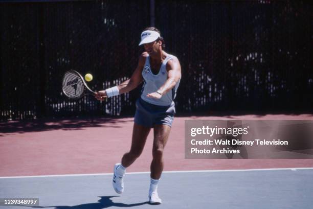 Lorenzo Lamas appearing on the ABC tv special 'Battle of the Network Stars XVIII'.