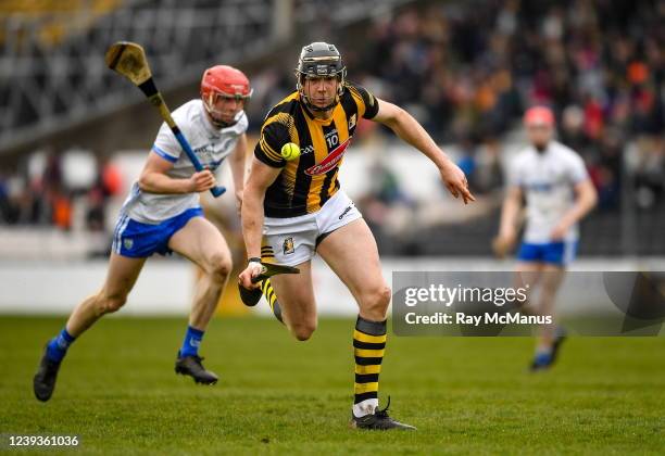 Kilkenny , Ireland - 20 March 2022;Walter Walsh of Kilkenny in action against Conor Dalton of Waterford during the Allianz Hurling League Division 1...