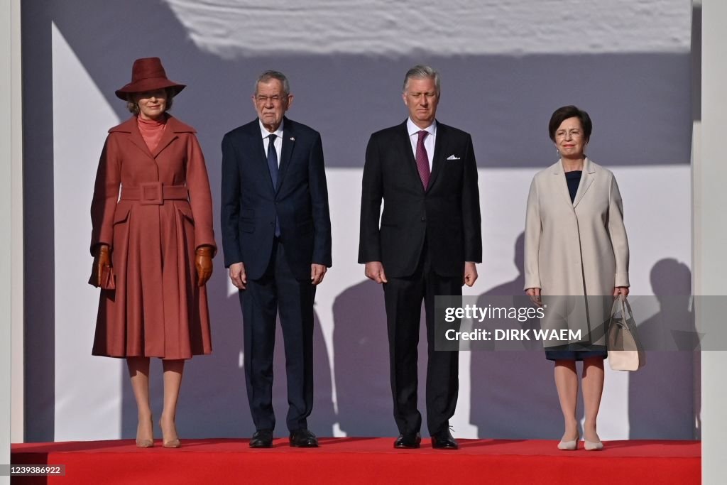 BELGIUM-AUSTRIA-ROYALS-DIPLOMACY