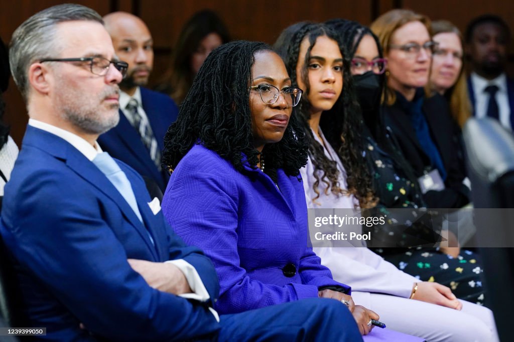 Senate Holds Supreme Court Confirmation Hearings For Ketanji Brown Jackson
