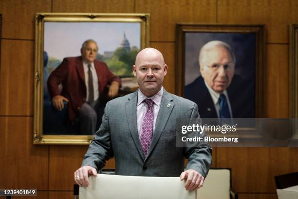 Sean OBrien, the incoming leader of the International Brotherhood of Teamsters , at IBT headquarters in Washington, D.C,, U.S., on Thursday, March...