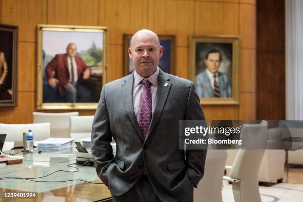 Sean OBrien, the incoming leader of the International Brotherhood of Teamsters , at IBT headquarters in Washington, D.C,, U.S., on Thursday, March...