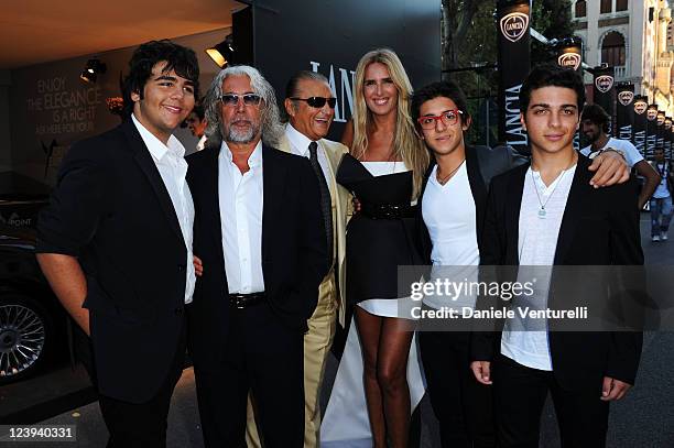 Ignazio Boschetto, Music producer Michele Torpedine, Singer songwriter Tony Renis, Ignazio Boschetto of Il Volo, Tiziana Rocca, Pietro Barone and...