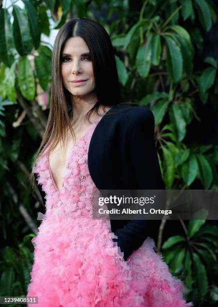 Sandra Bullock attends the Los Angeles premiere of Paramount Pictures' "The Lost City" held on March 21, 2022 in Los Angeles, California.