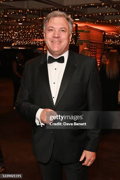 Ed Balls attends The National Theatre's "Up Next" fundraising gala at The National Theatre on March 22, 2022 in London, England.