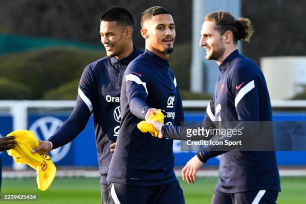 Alphonse AREOLA - 02 William SALIBA during the training of France on March 22, 2022 in Clairefontaine, France. - Photo by Icon sport