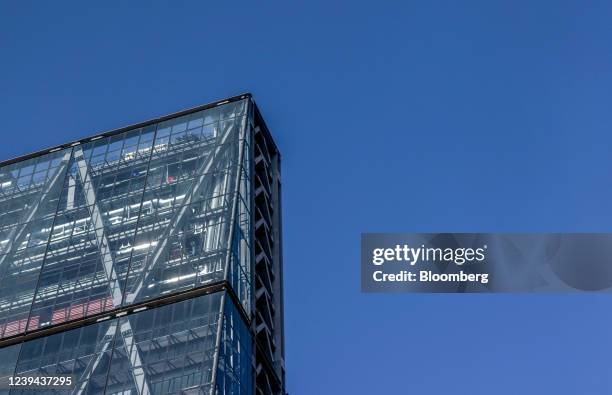 The skyscraper at 122 Leadenhall Street, also known as the Cheesegrater, in the City of London, U.K., on Monday, March 21, 2022. The U.K. Is...