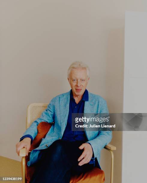 Filmmaker Philippe Le Guay poses for a portrait on July 7, 2021 in Cannes, France.