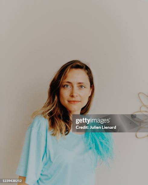 Actress Élisabeth Perlié poses for a portrait on July 7, 2021 in Cannes, France.