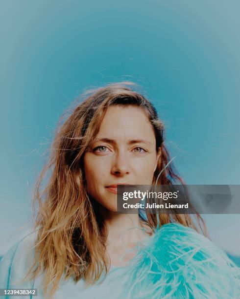 Actress Élisabeth Perlié poses for a portrait on July 7, 2021 in Cannes, France.