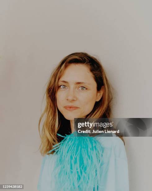 Actress Élisabeth Perlié poses for a portrait on July 7, 2021 in Cannes, France.