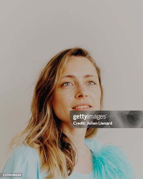 Actress Élisabeth Perlié poses for a portrait on July 7, 2021 in Cannes, France.