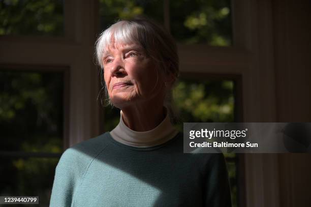 Anne Tyler, Pulitzer Prize winning novelist and author of such works as &quot;The Accidental Tourist,&quot; and &quot;French Braid,&quot; poses...