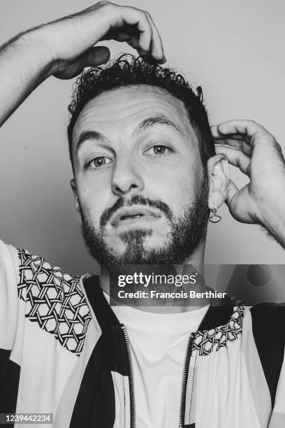 Comedian Alex Ramires poses for a portrait on August 31, 2021 in Lille, France.