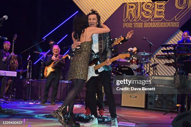 Andrea Corr and Ronnie Wood perform at The Roundhouse Gala, an event which raises vital funds for the venue's charitable work with young creatives,...