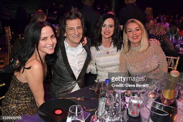 Andrea Corr, Ronnie Wood, Sally Wood and Claire Sweeney attend The Roundhouse Gala, an event which raises vital funds for the venue's charitable work...