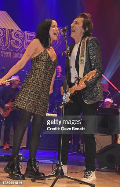 Andrea Corr and Ronnie Wood perform at The Roundhouse Gala, an event which raises vital funds for the venue's charitable work with young creatives,...