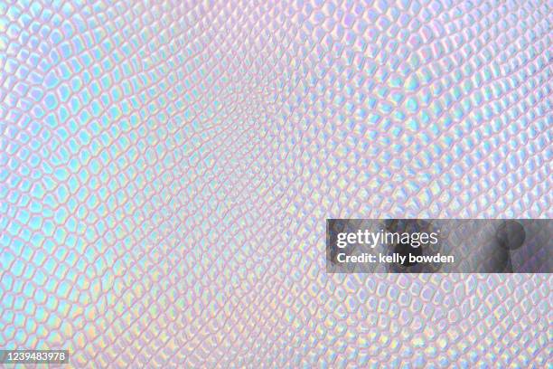 iridescent holographic abstract background - iridescent stockfoto's en -beelden