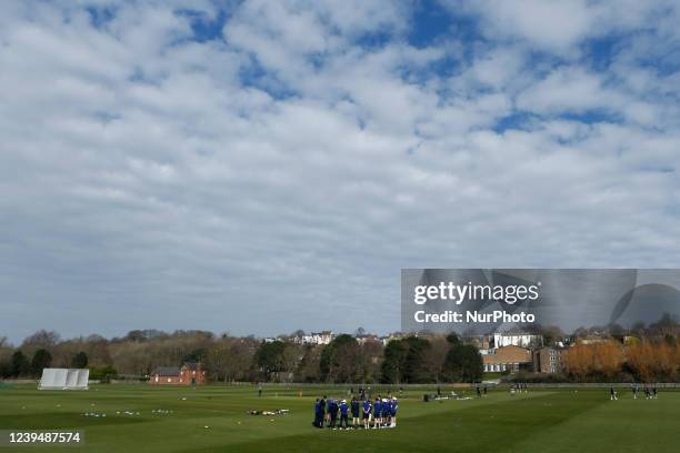 General view before the MCC University match between Durham UCCE and Durham County Cricket Club at The Racecourse, Durham City on Thursday 24th March...