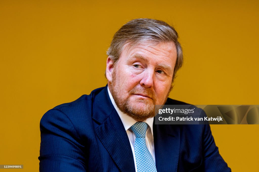 King Willem-Alexander Of The Netherlands Visits A Probation Institute In Amsterdam