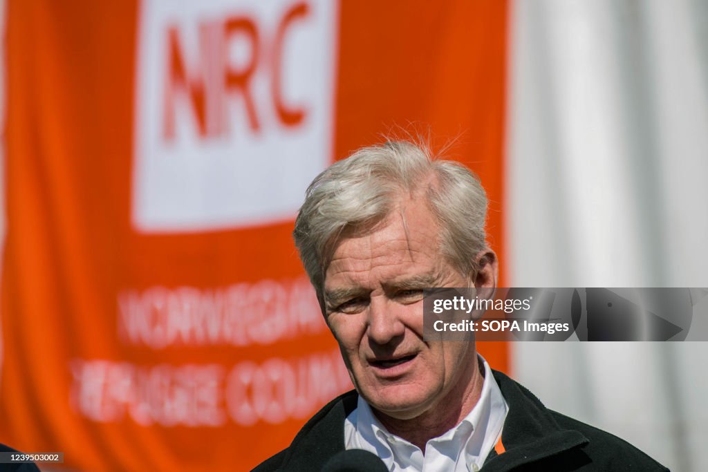 Jan Egeland, Secretary General of the NRC is seen during a...
