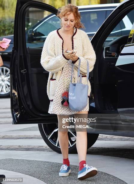 Rumer Willis is seen on March 24, 2022 in Los Angeles, California.