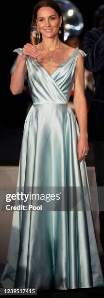 Catherine, Duchess of Cambridge attends a reception hosted by the Governor General at Baha Mar Resort on March 25, 2022 in Nassau, Bahamas.