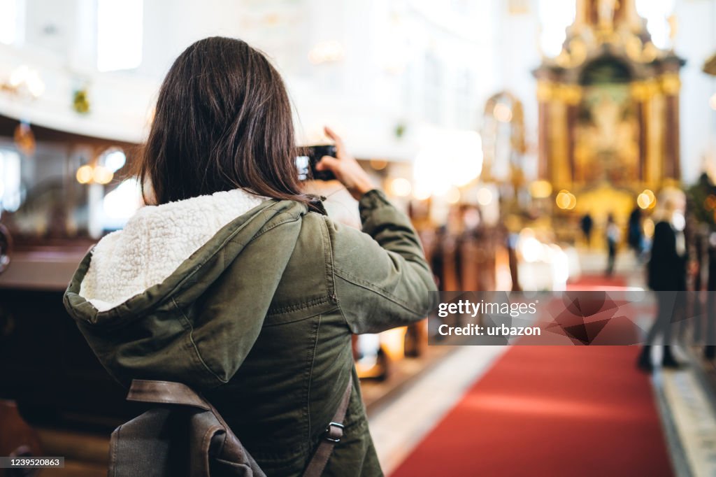 Fotografieren religiöser Messe