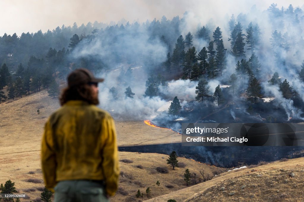 Wildfire Forces Evacuations Near Boulder, CO
