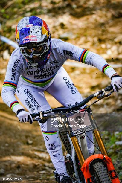 Myriam NICOLE of France during the VTT UCI World Cup on March 27, 2022 in Lourdes, France.