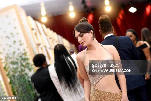 English actress Emilia Jones attends the 94th Oscars at the Dolby Theatre in Hollywood, California on March 27, 2022.