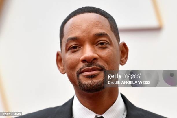 Actor Will Smith attends the 94th Oscars at the Dolby Theatre in Hollywood, California on March 27, 2022.