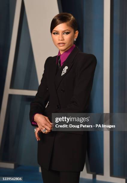 Zendaya attending the Vanity Fair Oscar Party held at the Wallis Annenberg Center for the Performing Arts in Beverly Hills, Los Angeles, California,...