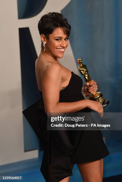 Ariana DeBose attending the Vanity Fair Oscar Party held at the Wallis Annenberg Center for the Performing Arts in Beverly Hills, Los Angeles,...