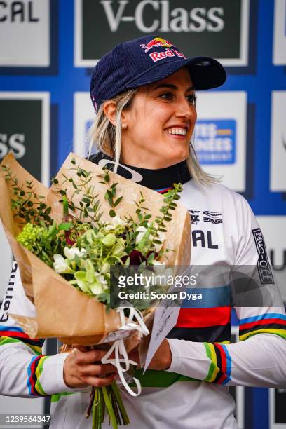 Myriam NICOLE of France during the VTT UCI World Cup on March 27, 2022 in Lourdes, France.