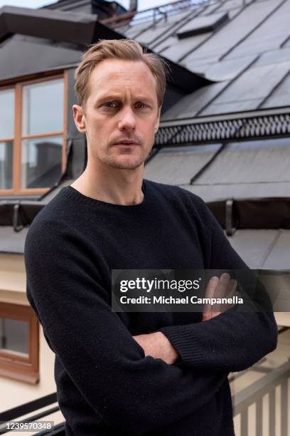 Alexander Skarsgard attends the photocall of "The Northman" presented by Universal Pictures and Focus Features at NOFO Hotel on March 28, 2022 in...