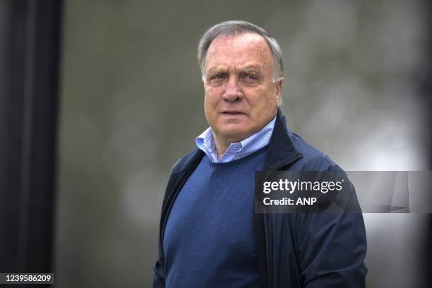 Dick Advocaat during a FC Utrecht training session at Topsportcentrum Overvecht on March 29, 2022 in Utrecht, Netherlands. Dick Advocaat will act as...