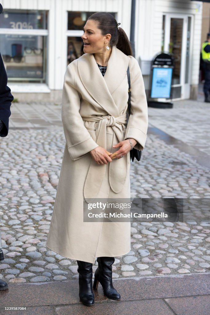 Swedish Royals Visit Norrtalje City's On Its 400th Anniversary