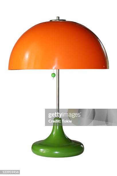 orange lamp - floor lamp stock pictures, royalty-free photos & images