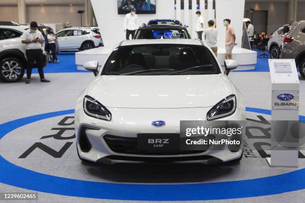 Subaru has exhibited a sports car model. BRZ at the Bangkok Motor Show 2022