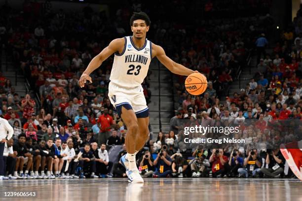 Playoffs: Villanova Jermaine Samuels in action vs Houston at AT&T Center San Antonio, TX 3/26/2022 CREDIT: Greg Nelson