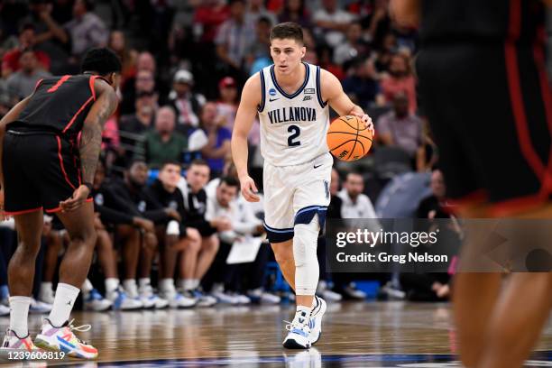 Playoffs: Villanova Collin Gillespie in action vs Houston at AT&T Center San Antonio, TX 3/26/2022 CREDIT: Greg Nelson