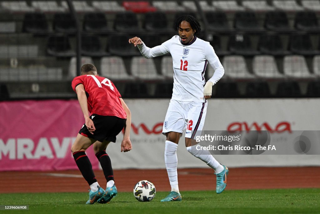 Albania U21 v England U21 - UEFA European Under-21 Championship Qualifier