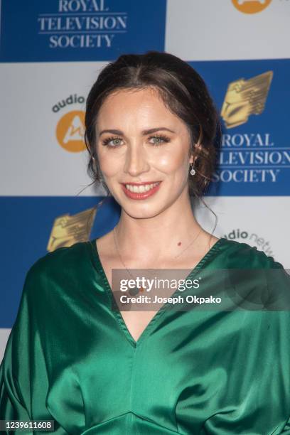 Julia Goulding attends the Royal Television Society Programme Awards at The Grosvenor House Hotel on March 29, 2022 in London, England.