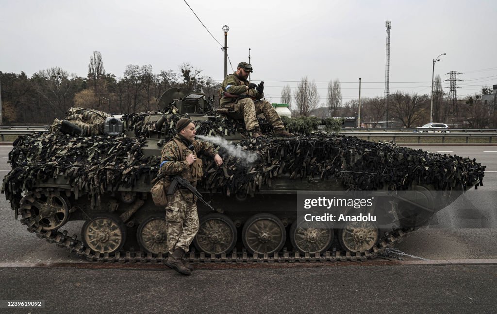 Military density in Irpin amid Russian attacks