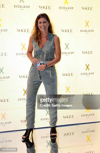 Francesca Versace attends the opening cocktail party of Excelsior Milano on September 6, 2011 in Milan, Italy.