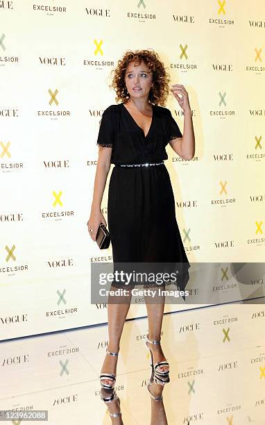 Valeria Golino attends the opening cocktail party of Excelsior Milano on September 6, 2011 in Milan, Italy.