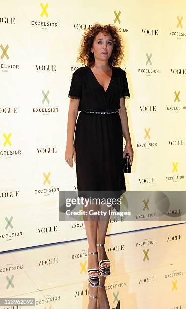 Valeria Golino attends the opening cocktail party of Excelsior Milano on September 6, 2011 in Milan, Italy.